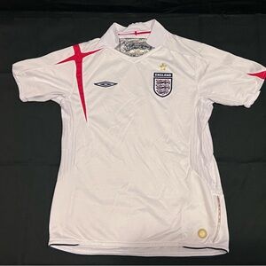 Team England Football Jersey - Youth size 5-6 Yrs. - Official Umbro Product